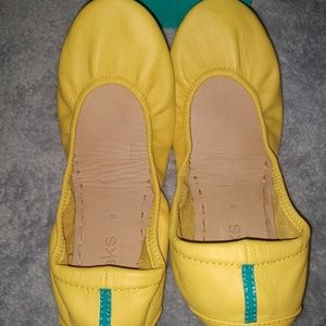 Tieks - Mustard Yellow Size 8 ONLY WORN ONCE!!